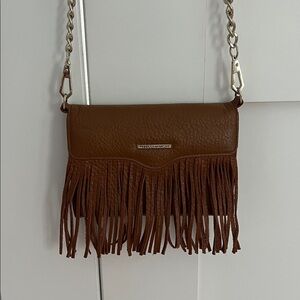 Rebecca Minkoff Chocolate Fringe Crossbody Bag